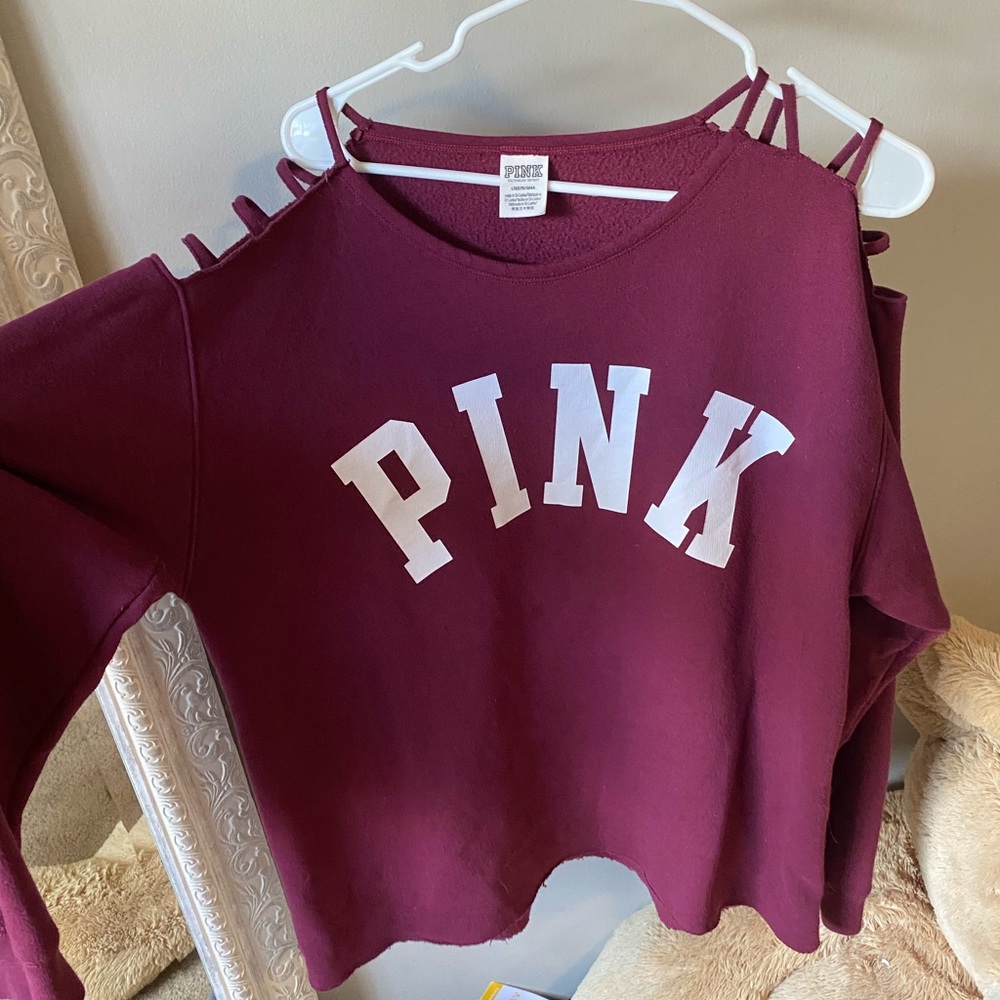 Victoria secret pink crew neck sweatshirt